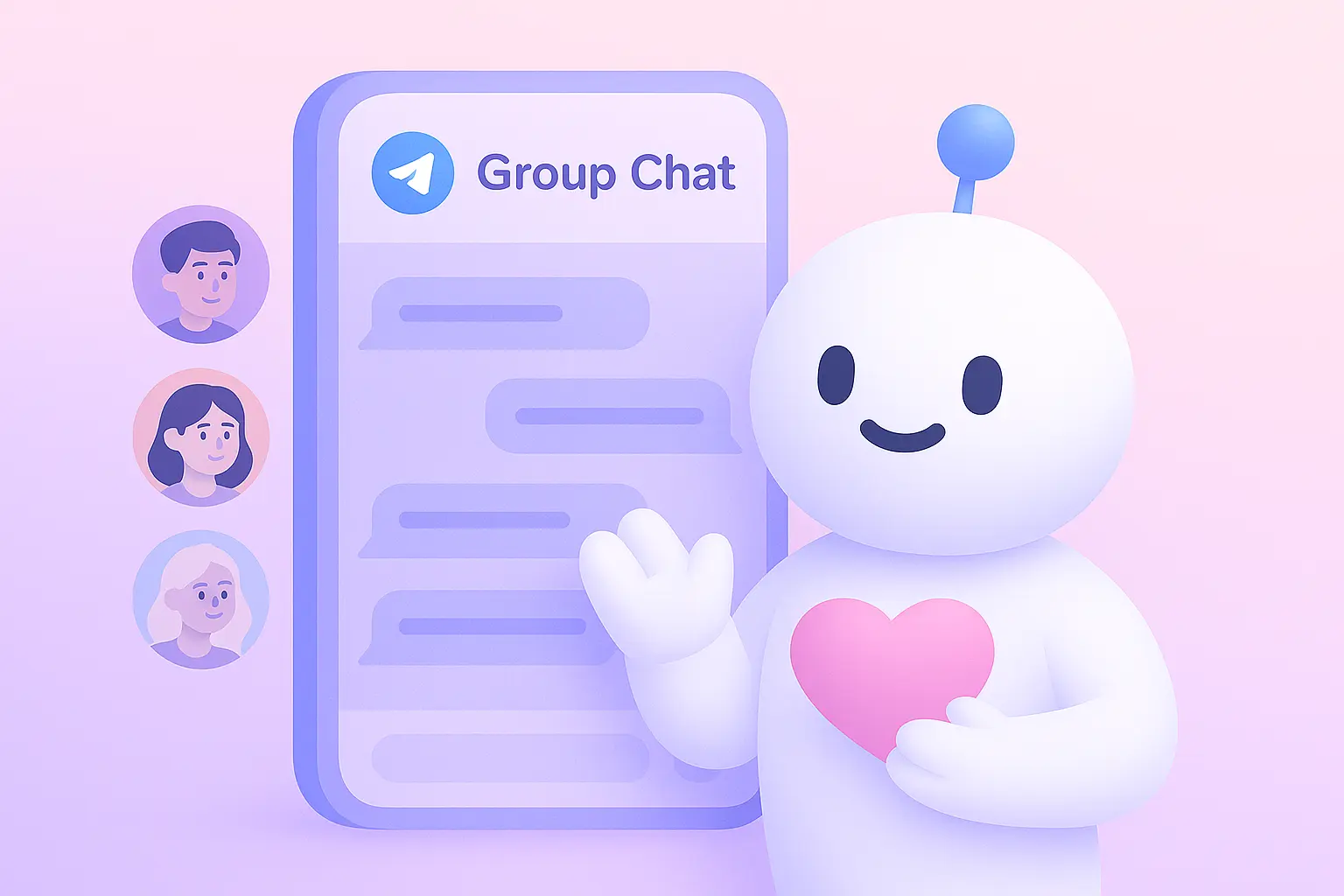 Как добавить бота Ближе в групповой чат в Телеграме