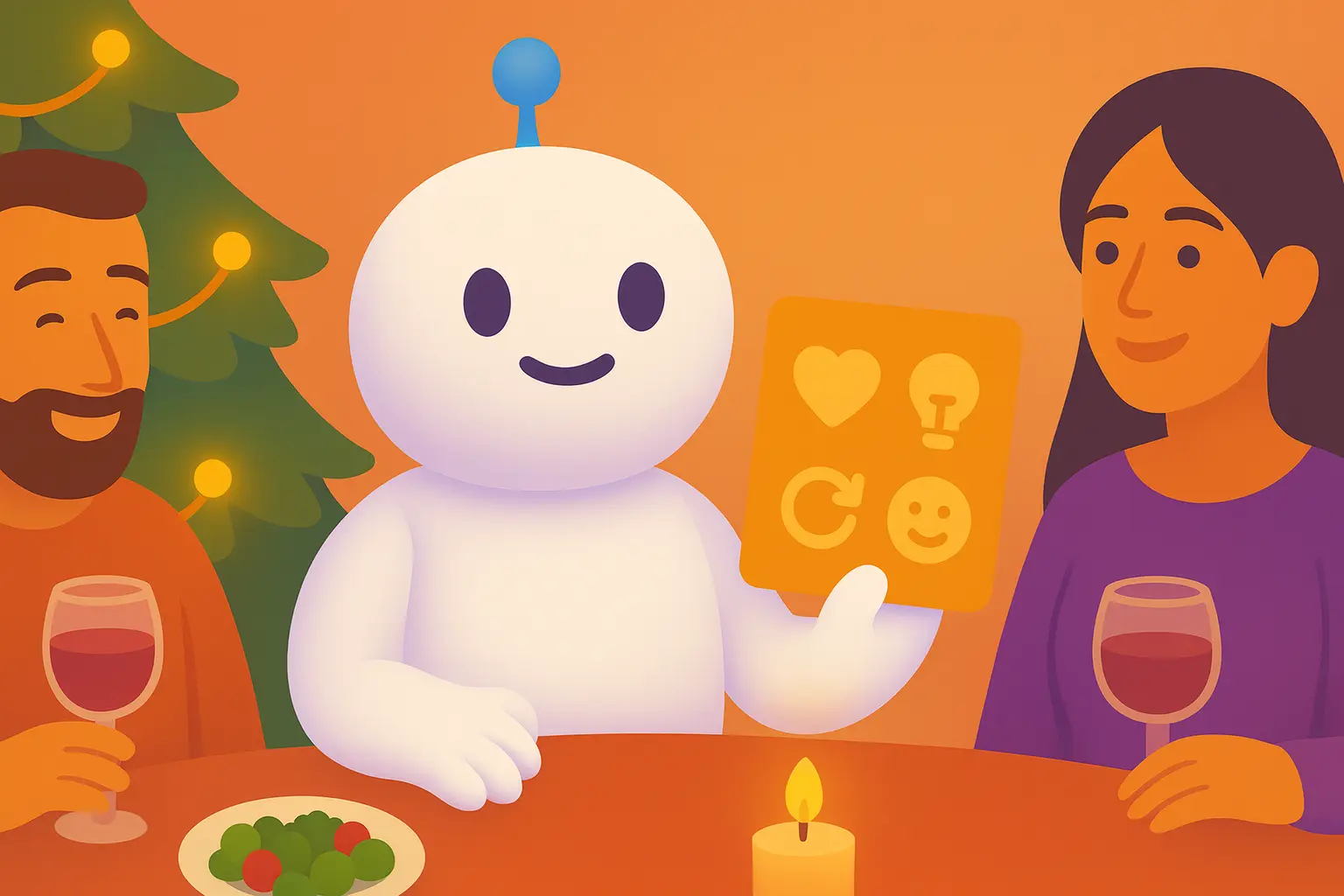 О чем говорить за новогодним столом, когда закончились тосты: 15 вопросов для компании